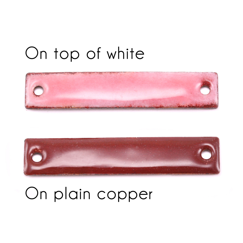 Enamel & Mixed Media Geranium Pink Transparent - Thompson Enamel #2810